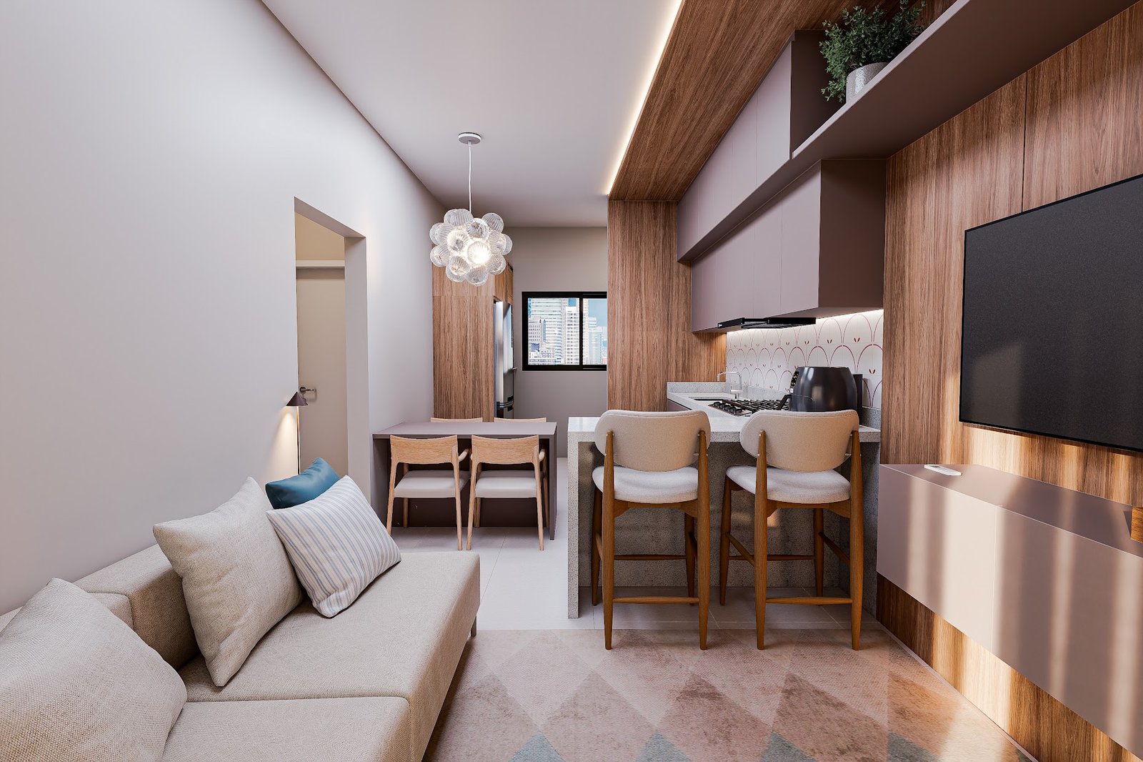 Sala, Copa e Cozinha